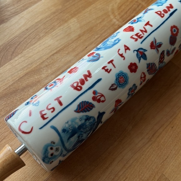 RARE Anthropologie Nathalie Lete Rolling Pin - Picture 2 of 5